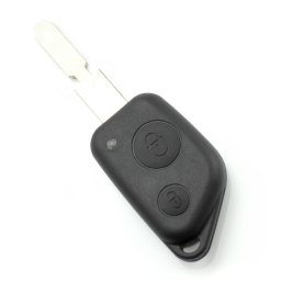 Citroen / Peugeot - Carcasa cheie cu 2 butoane, lama 4 "piste