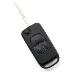 Mercedes Benz - Carcasa tip cheie briceag cu 3 butoane, lama 2 "piste