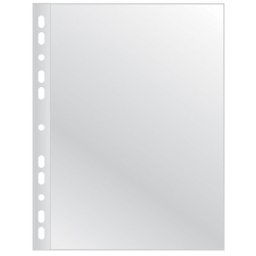 Folie protectie pentru documente A4, 75 microni, 50/set, Q-Connect Extra Wide - transparent