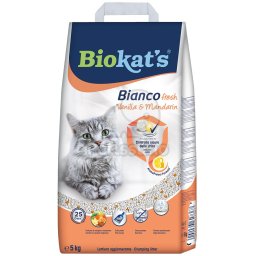Biokat's Bianco Fresh - vanilie & mandarine 5 kg