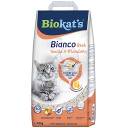 Biokat's Bianco Fresh - vanilie & mandarine 10 kg