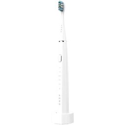 Periuta de dinti sonica electrica smart Aeno ADB0001S, 4 +8 moduri de curatare smart, incarcare wireless, 46000rpm, 90 de zile fara incarcare, IPX7, 3 capete de perie incluse, Alb