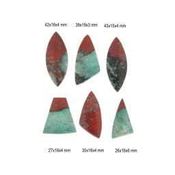 Cabochon Cuprit Natural - Neregulat 26-43 x 15-19 x 3-6 mm - 1 Buc