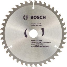 Disc circular, pentru aluminiu, 160 x 20 x 1.4 mm, 42 dinti