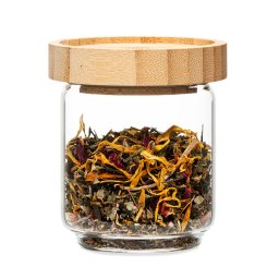 Klarstein Recipient de depozitare, cu capac de bambus, 200 ml, stivuibil, etanș (BW-10273-001)