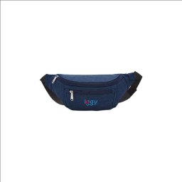 Rucsac BORSETA Iggy, polyester,1 bretea, 1 compartiment principal,1 compartiment frontal, 38x16x6.5cm, albastru "IGFP-BELT-BL