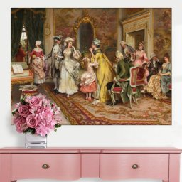 Tablou Canvas Arturo Ricci - Pauza din Timpul Concertului RBC22 (Dimensiune LxH: 60x45cm)