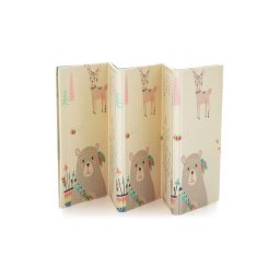 Covoraș de joacă pliabil CAMPY ELEPHANT&FOX PETITE&MARS