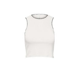 ONLY Top Onlkerry S/L Stitch Top Jrs 15289581 11-4201 TCX cloud dancer