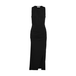 VERO MODA Rochie Vmezra Sl O-Neck 7/8 Dress Vma 10286956 C-N10 black