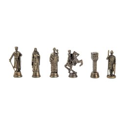 Set piese sah din metal Lux - King Arthur
