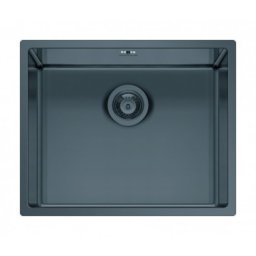 Chiuveta inox ASTRIS COLORA 50x40 1B Gun metal