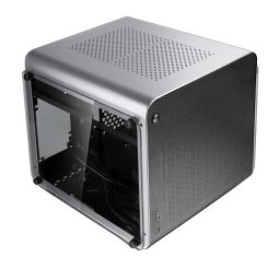 Carcasa METIS EVO TG Mini-ITX Tempered Glass Silver