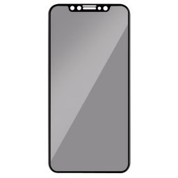 Lemontti Folie Sticla Privacy iPhone 11 / XR Black (0.33mm, 9H)