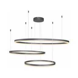 Azzardo AZ4707 - Lustru LED suspendat pe cablu HALO LED/130W/230V, negru