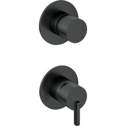 SILIA Baterie de duș incastrata BQS_N44P Finisaj: negru