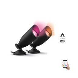 WiZ - Set 2x LED RGBW spot exterior dimabil 10W 230V IP65 Wi-Fi