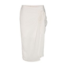 VERO MODA Fusta Vmchris Hw Calf Wrap Skirt Wvn 10285597 13-0905 TCX birch