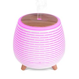 Difuzor de arome Lily, cu ultrasunete, 7 culori programabil, oprire automata, Alb
