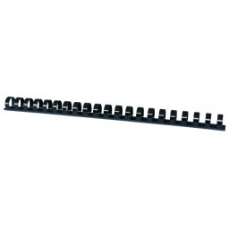 Accesorii birotica Inele plastic 16 mm, max 145 coli, 100buc/cut, Office Products - negru