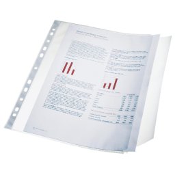 Accesorii birotica Folie protectie ESSELTE cu clapa laterala, A4, standard, 90 mic, 10 buc/set