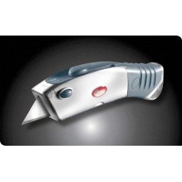 Accesorii birotica Cutter metalic cu lama retractabila automat + 10 rezerve, CLAUSS Titanium SpeedPak