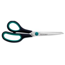 Foarfeca otel, 200 mm, cu rubber grip, WESTCOTT Easy Grip - pentru stangaci - 10 ani garantie
