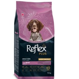 Reflex Plus Adult Dog High Energy cu Vita, 12 kg
