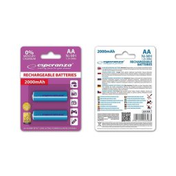 Esperanza EZA103B Baterii reîncărcabile Ni-MH AA 2000MAH x2
