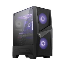 Carcasa MAG FORGE 100M Midi-Tower Black,Transparent