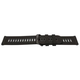 Curea silicon doua culori QR neagra cu gri 20mm- 62206