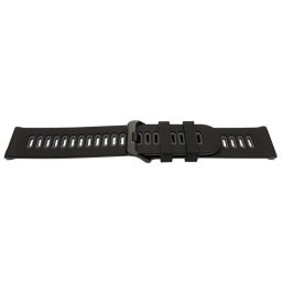Curea silicon doua culori QR neagra cu gri 20mm- 62206