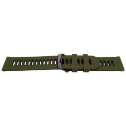 Curea silicon doua culori QR verde închis cu negru 20mm- 62214