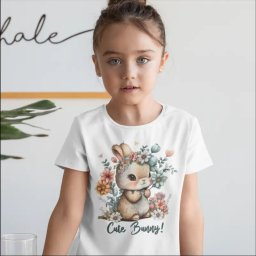 Tricou copii Paste Cute Bunny