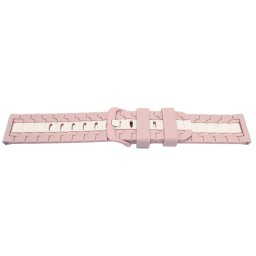 Curea silicon doua culori QR roz cu alb 20mm- 62256
