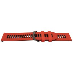 Curea silicon doua culori QR roșu cu negru 20mm- 62220