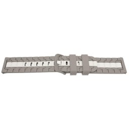 Curea silicon doua culori QR gri cu alb 22mm- 62255
