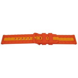 Curea silicon doua culori QR roșu cu portocaliu 20mm- 62260