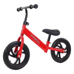 Bicicleta de echilibru fara pedale pentru incepatori, NBW, 3.1 kg, 2-5 ani, Rosu