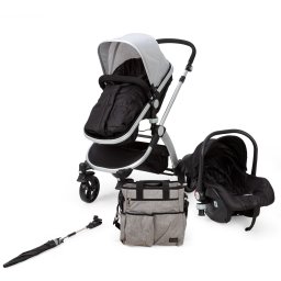 Babify Go Baby Neo 3 în 1, cărucior, cărucior sport, scaun auto, R44/04, grupa 0+, centuri de siguranță în 5 puncte (W5YIAASSMO)