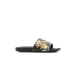VERSACE JEANS COUTURE Șlapi Fondo Shelly Dis. Sq3 Gummy Logo Couture 74VA3SQ3ZS631 g89 black/gold