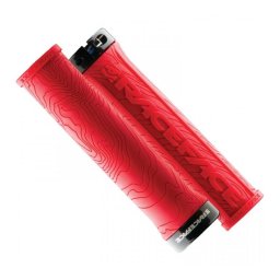 RACE FACE GRIP HALF NELSON W/LOCK rosu