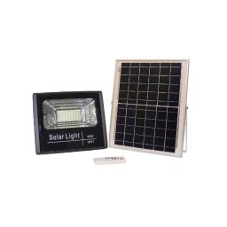 Proiector cu panou solar si telecomanda 40w IP65