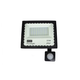 Mini Proiector Led 30 W cu senzor de lumina si miscare , exterior IP66 , slim , 6500k