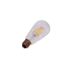 Bec E27 cu filament LED 8W lumina calda tip para - Ecoleduri