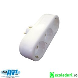 Triplu stecher ceramic cu 3 locasuri, IPEE Curtea de Arges