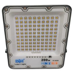 Proiector solar 200W cu panou solar separat senzor crepuscular si functii multiple DX-66200