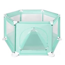 Tarc copii cu 50 de bile colorate, Loc de joaca, Mint, Interior - Exterior