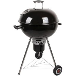 Gratar KETTLE GRILLCHEF,suprafata de gatit cromata 43 cm,63x52x92(H),discuri de ventilare,2 cosuri de carbune ,colector de cenusa, 8 kg