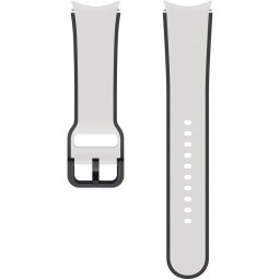 Curea smartwatch Samsung Two-tone Sport Band pentru Galaxy Watch5, 20mm, (M/L), Sand Gri